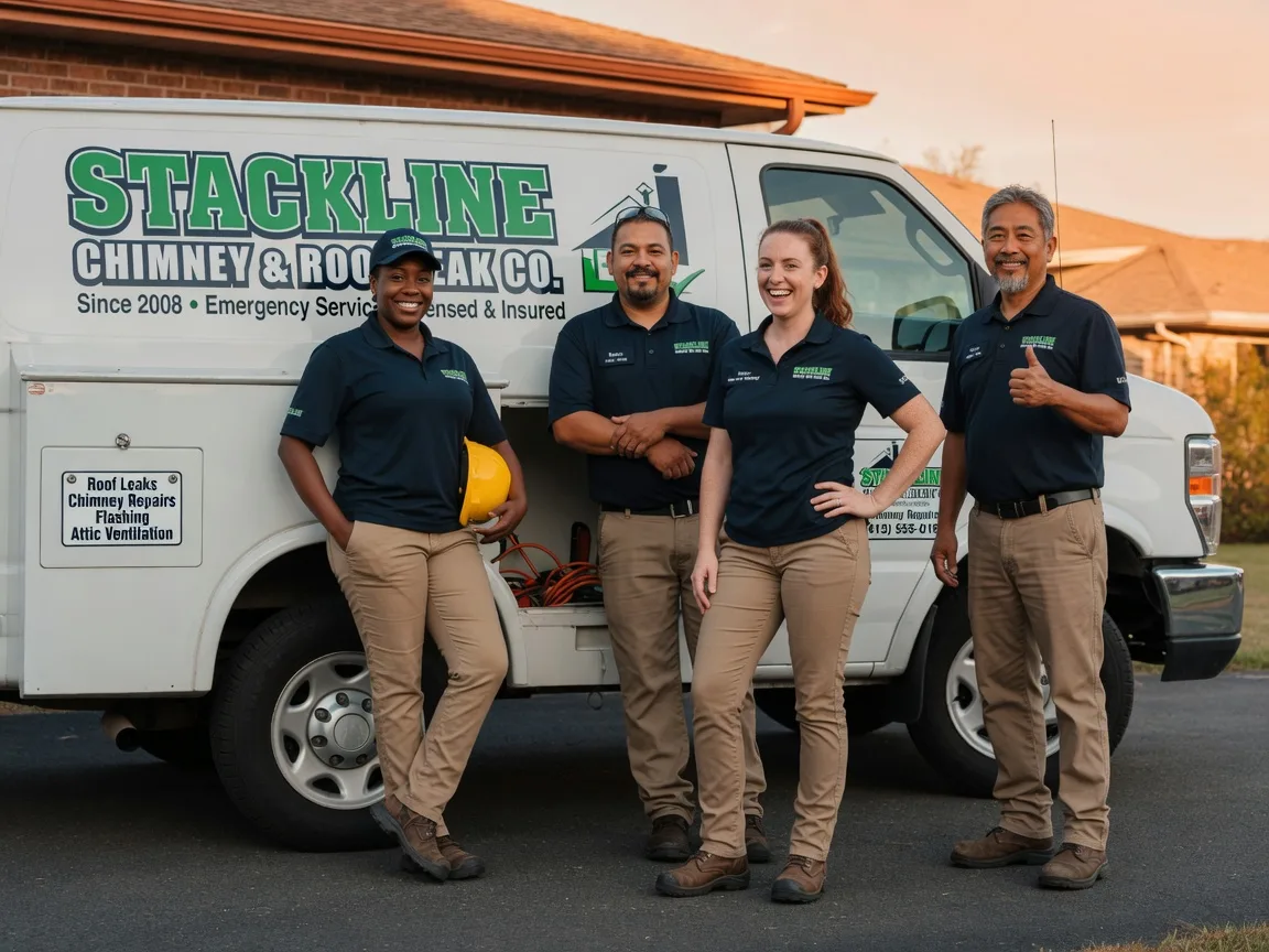 Chimney flashing repair company in Albion, OK